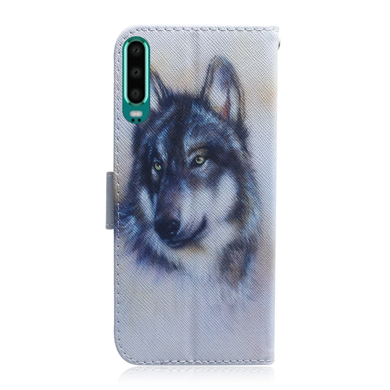 Кожаный чехол для Etui Hawei P30 mate 20 Pro Lite Nova 3i 4 V20 8C 8X P Smart Y6 кожаный бумажник панда флип Футляр для телефона