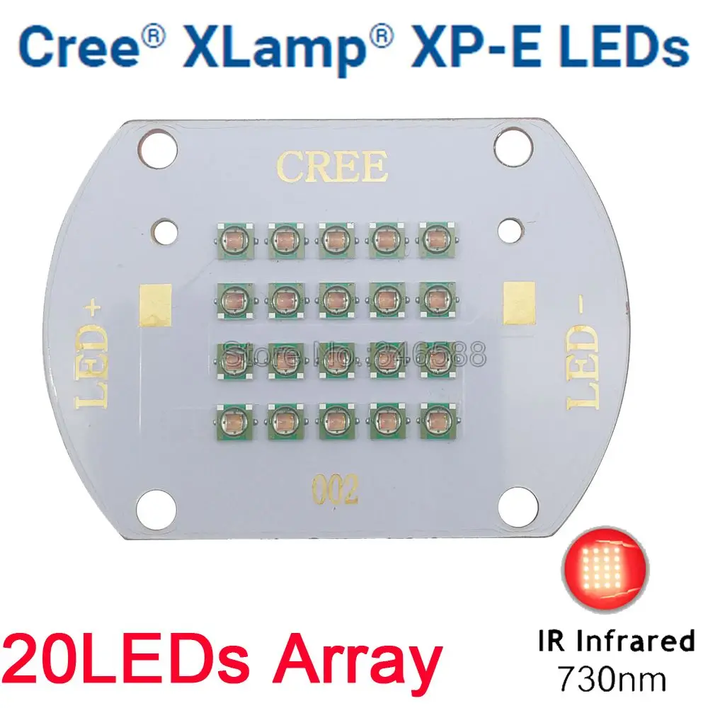CREE XLamp XPE Светодиодная лампа для роста растений красный цвет нм 20