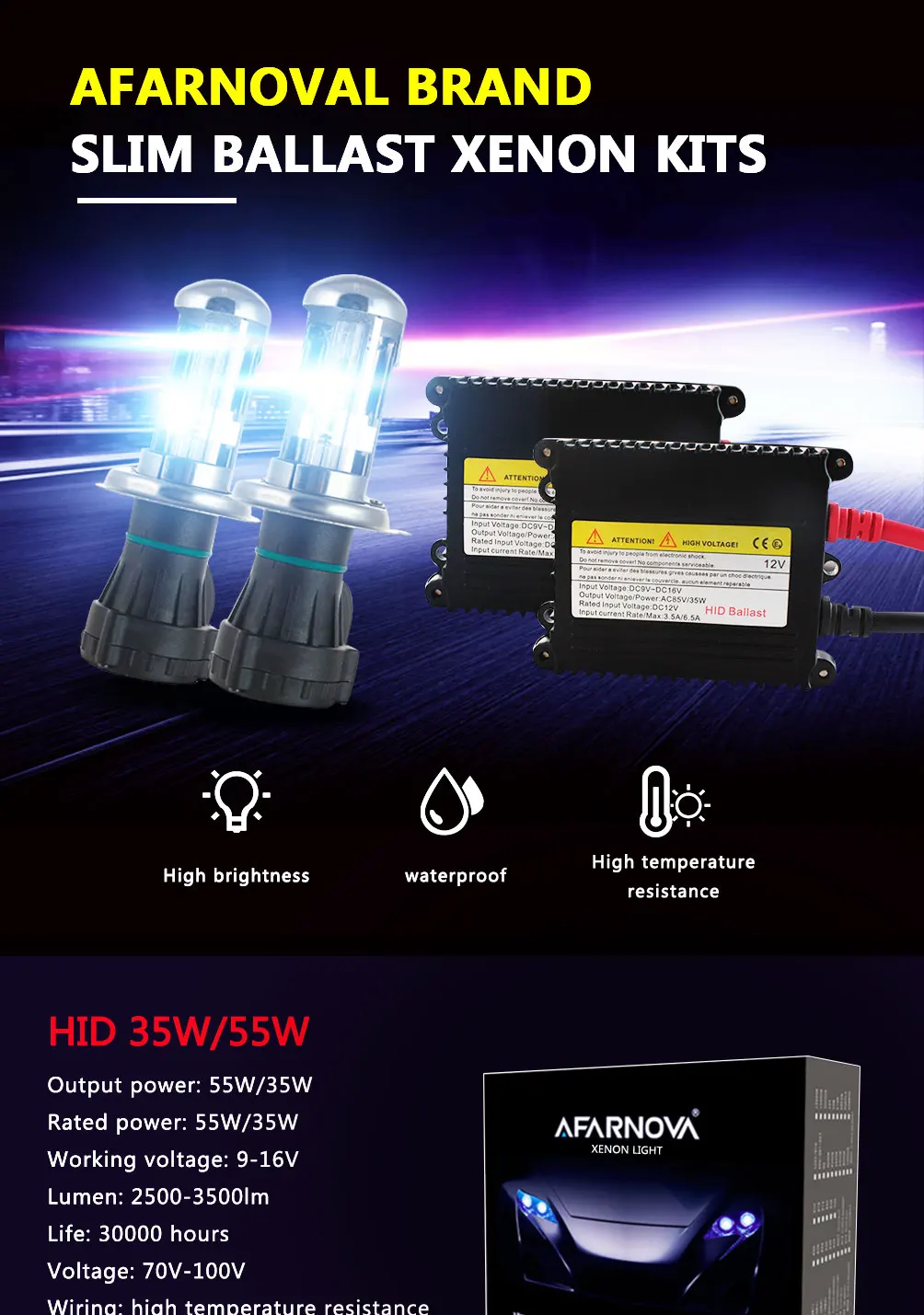 AC 55W hid комплект ксенона H7 6000K 55W 8000K HID H7 xenon hid комплект H1 xenon H7 4300K 10000K 12000K hid комплект для преобразования ламп фар