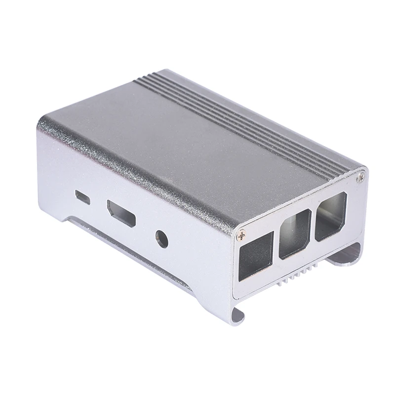 4 цвета металлическая коробка/чехол для Raspberry Pi 3 и 2 с вентилятором также подходит