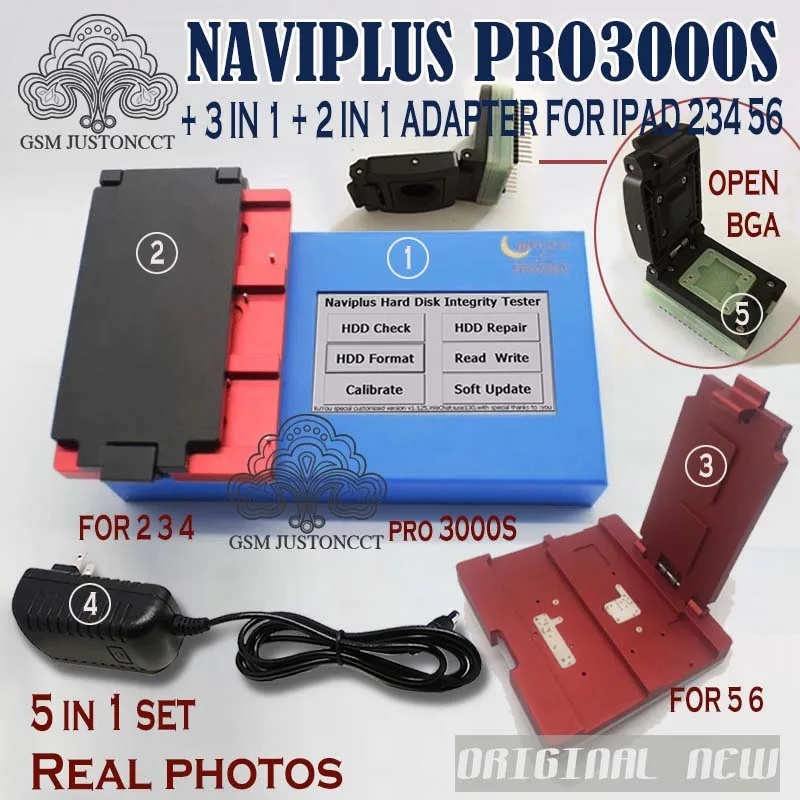 

DHLTO Naviplus Pro3000s NAND Repair Tool Pro 3000S NAND Flash Read Write Programmer Adapter For iPad 2 3 4 5 6 for iphone6 6p