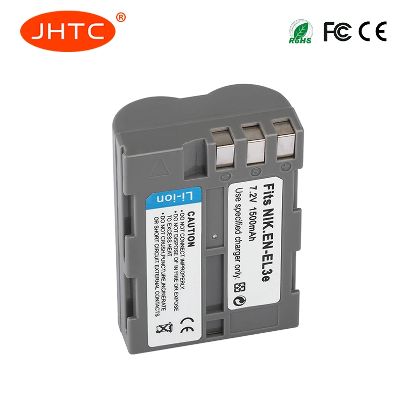 Аккумулятор для фотоаппарата 1500 мАч Nikon ENEL3e EN EL3e D30 D50 D70 D90 D70S D300|battery for nikon|camera batteryen