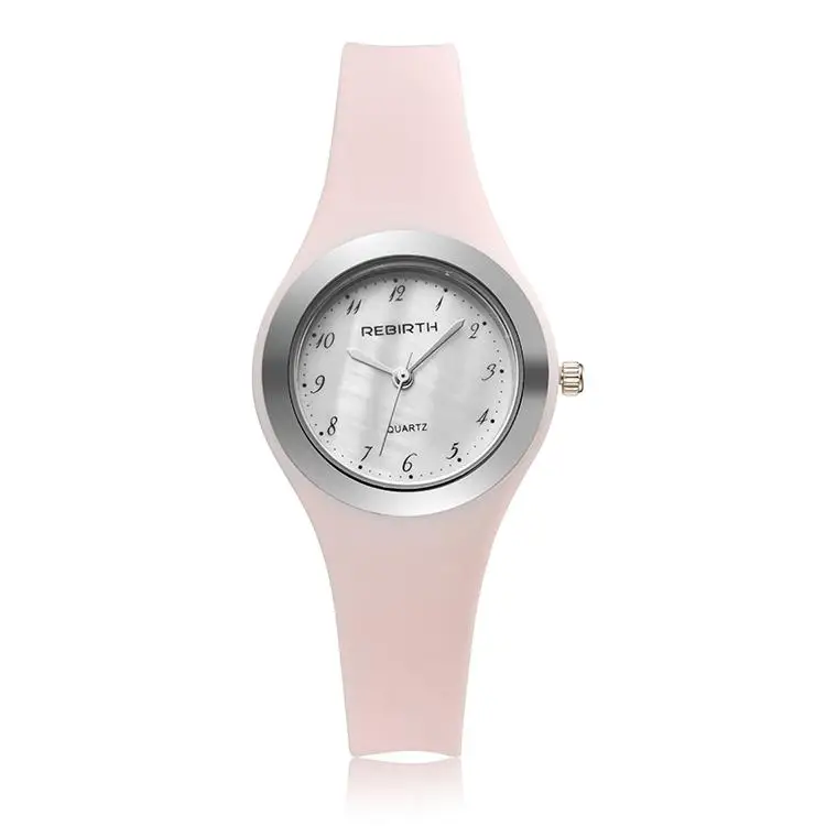 Модные женские часы Montre Homme, женские элегантные кварцевые часы, мягкие силиконовые часы, женские наручные часы, Relogio Masculin - Цвет: Розовый