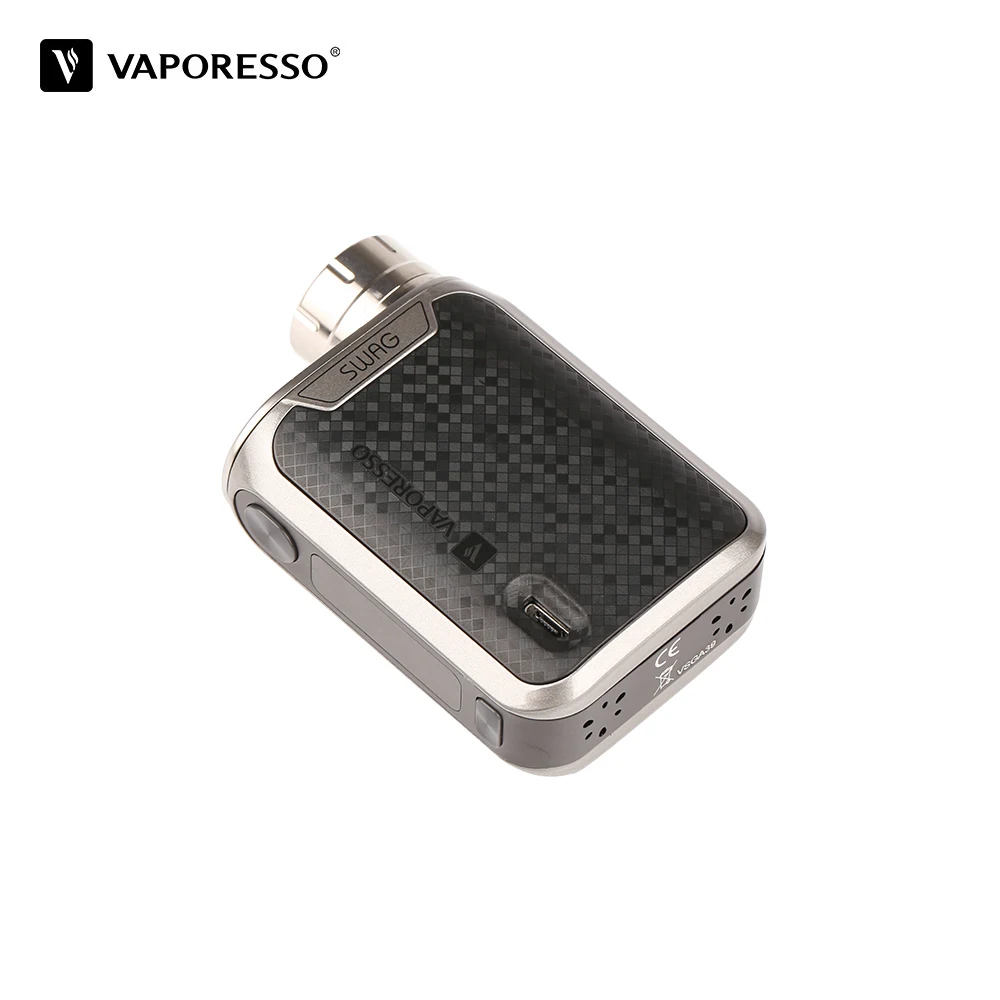 80 Вт Vaporesso Swag TC Box MOD 0,91 дюймовый экран Swag 2 Mod Fit NRG SE танк атомайзер 0-8,5 в диапазон напряжения электронная сигарета коробка мод