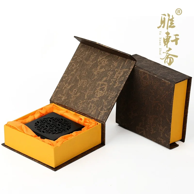 TZ вегетарианский портативная тарелка из черного дерева красного курильница для