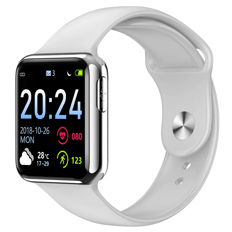 Silver and white 2 WATCH5 умные часы Bluetooth часы для измерения артериального давления пульсометр PPG ЭКГ часы Шагомер активности фитнес трекер здоровье умные часы - Цвет: Silver and white 2