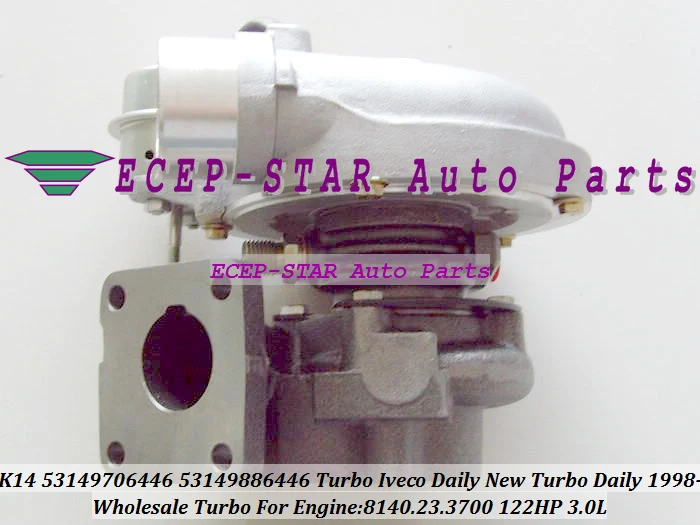 Турбокомпрессор K14 6446 53149706446 53149886446 для турбонаддува ивектора ежедневного новый