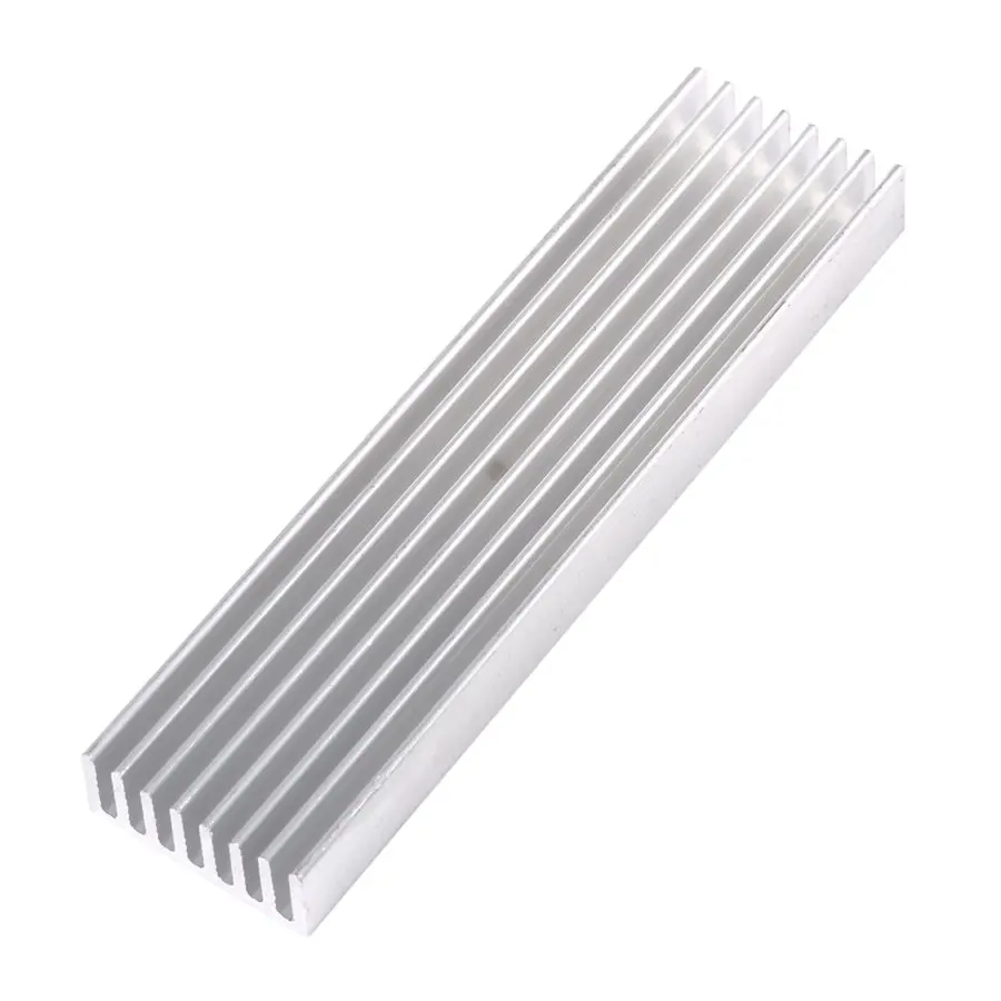 Новый алюминиевый радиатор 100*25*10 мм для самостоятельной сборки|heat sink|aluminum heat sinkheat