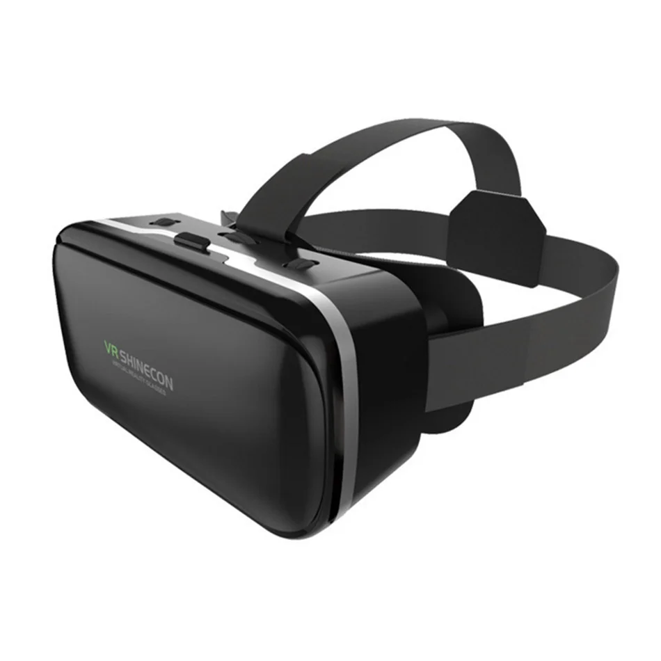 Option F Shinecon 6,0 VR Очки виртуальной реальности 3D очки google cardboard VR гарнитура коробка для 4,3-6,0 дюймов ios и Android смартфон - Цвет: Option F