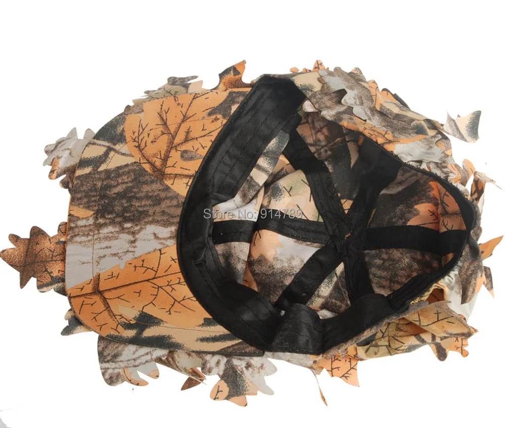 Тактический 3D REALTREE CAMO охотничий страйкбол лист сетка GHILLIE HAT Кепка-33839