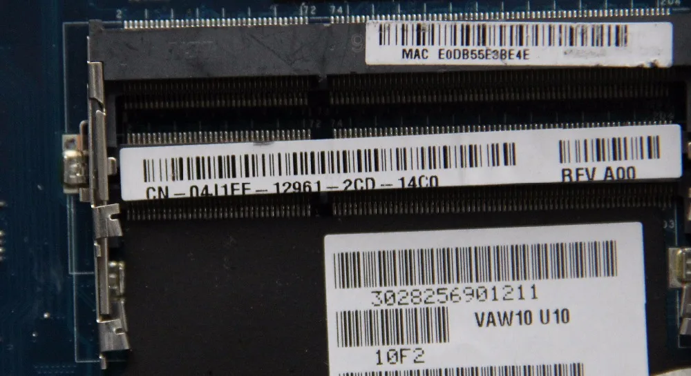 CN 04J1FF 4J1FF для DELL Inspiron 3721 5721 материнская плата ноутбука VAW11 LA 9102P с I5 3317U CPU на борту HM76