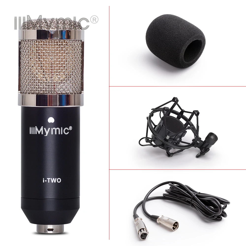 IiiMymic i-TWO! Профессиональный проводной конденсаторный микрофон лучшего качества