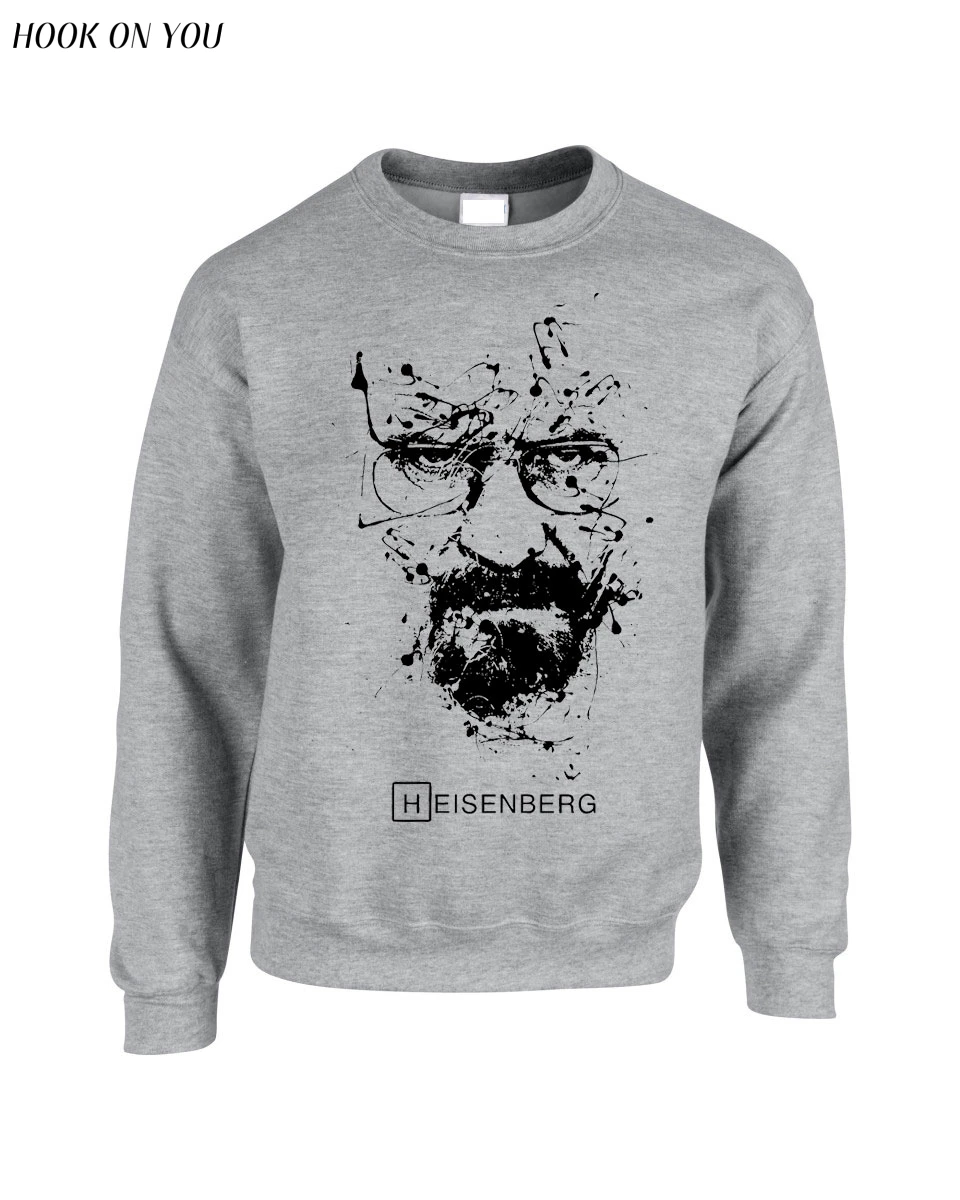Breaking Bad harajuku толстовки Heisenberg Мужская Толстовка спортивный костюм 2017 новая