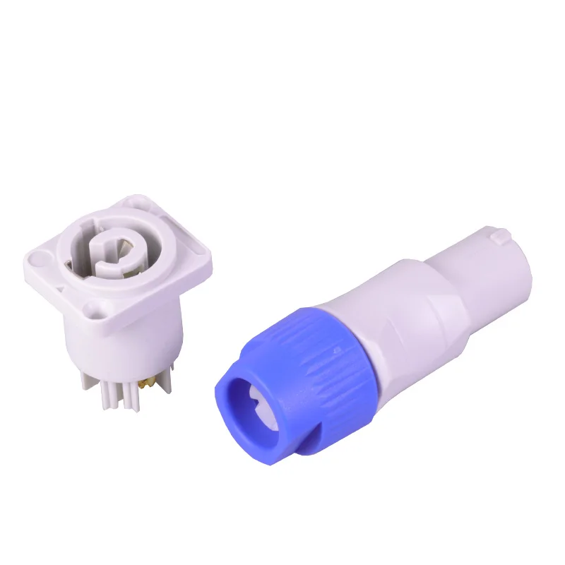 1 комплект, 3 Pin power con, светильник, штепсельная вилка+ разъем speakon Male+ Female NAC3FCA+ NAC3MPA-1, крепление на панель, адаптер питания