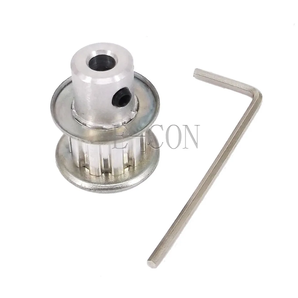 

10pcs/LOT XL10 Timing Pulley 10 teeth synchronization Alumium Bore 6.35mm 11mm width for stepper motor Free shipping