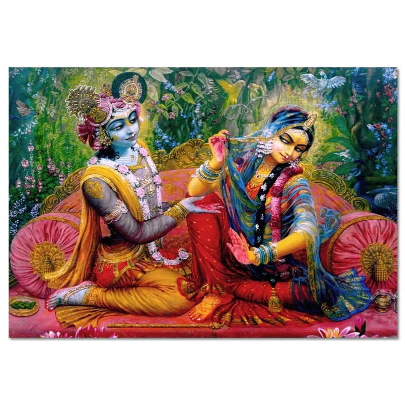 

Радха Кришна плакат на холсте shinehope