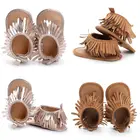 Citgeettмодная кожаная Летняя обувь с бахромой для маленьких мальчиков и девочек; Размеры для малышей 0-12 месяцев; SS