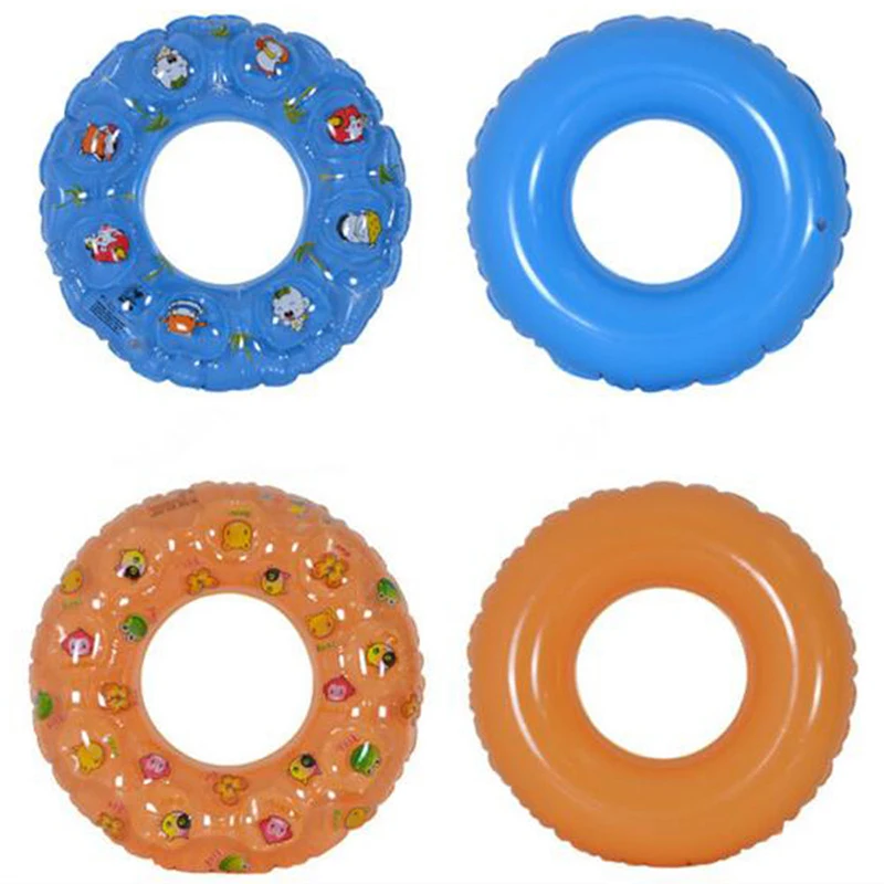 Двойное толстое Кристальное надувное кольцо для плавания детское плавающее