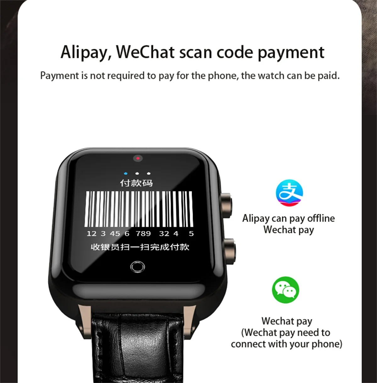 696 M5 4G Smart Watch Waterproof 1+16GB SIM Network Bluetooth Sports Watch Heart Rate Monitor Fitness Tracker Smartwatch 1.54''