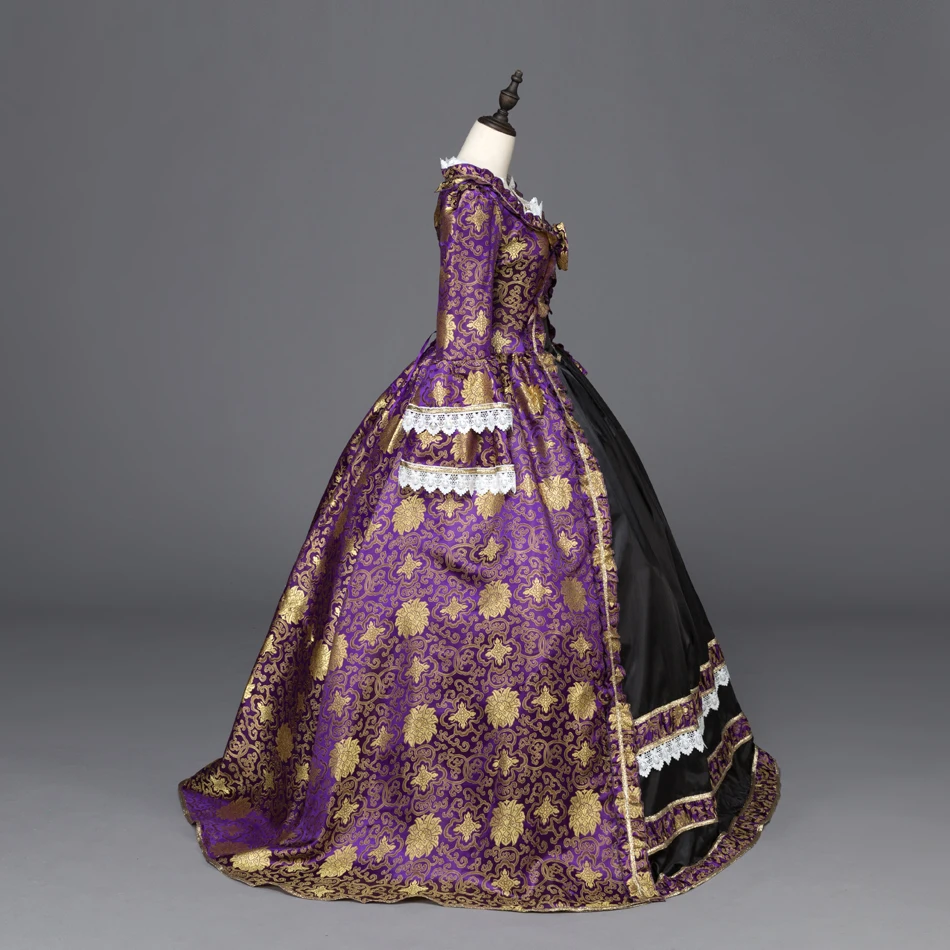 Цветочное платье эпохи бальное для театра платья на заказ любого размера|Женские