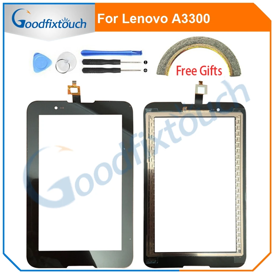 Сенсорный экран для Lenovo A3300 A3300T HV A7 30 панель сенсорный Переднее стекло запасные