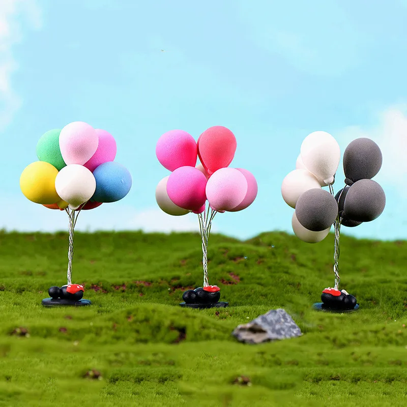 Моделирование ПВХ воздушный шар модели аниме Рисунок мультфильм микро пейзаж