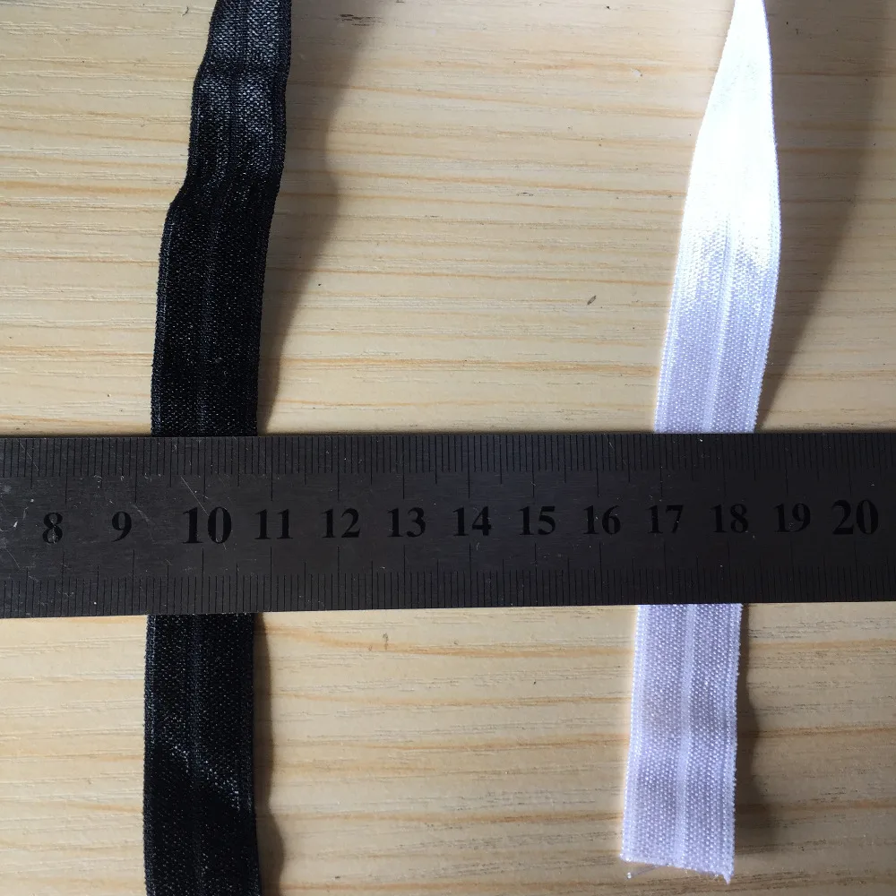 Diy Ленточные аксессуары для одежды 1,5 см Эластичная лента с загнутым краем ткань нижнее белье край цвет: желтый, Белый Серый Синий и красный цвета S349P