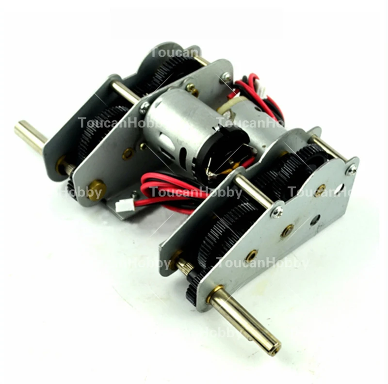 

US Stock M+L 59mm Metal Steel Gearbox For 1/16 Heng Long RC Tank 3969 3879 3888 3888A 3899 3938 TH00626