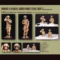 135 modern canadian armed force tank crew in afghanistan two people resin kit soldiers gk scene combination uncoated no colour