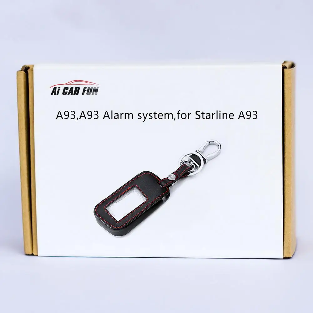 Автомобильный чехол для ключей StarLine A93 Россия 3D защитный искусственная кожа 4