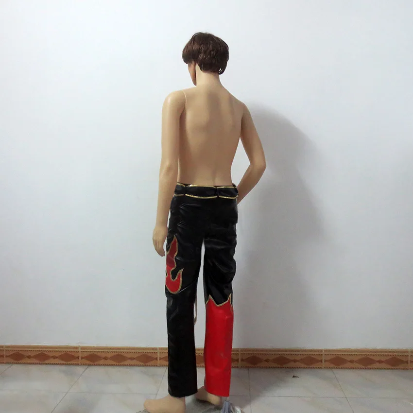 Tekken jin Kazama косплей костюм из искусственной кожи под заказ любого размера