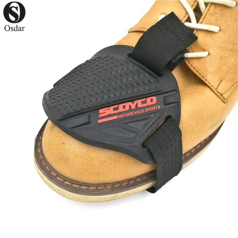 Protective Shift Pad Motorcycle Gear Wear-resisting Rubber Shoes Scuff Mark Protector Boots Cover Shifter Guards | Автомобили и
