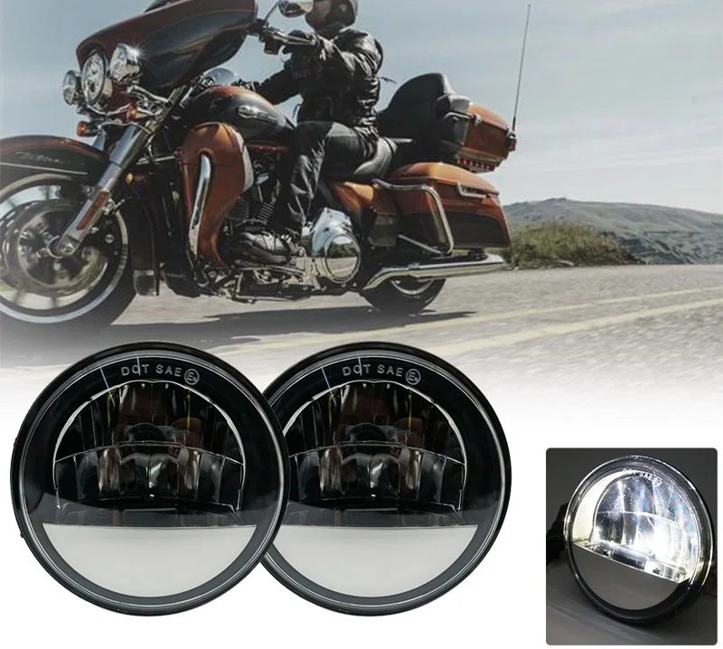 4 5 &quotсветодиодные противотуманные фары замена лампы 30 Вт LED дюймов мотоцикл