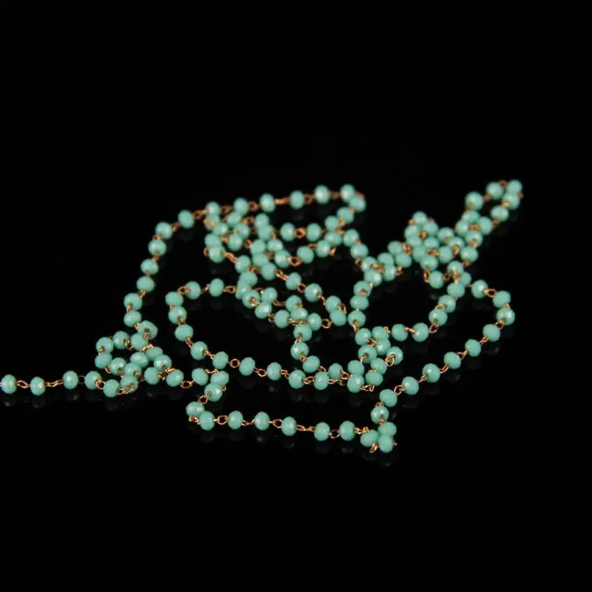 Граненые круглые бусины цвета светло светильник стекла насыпью 1 10 метров 2x3 мм