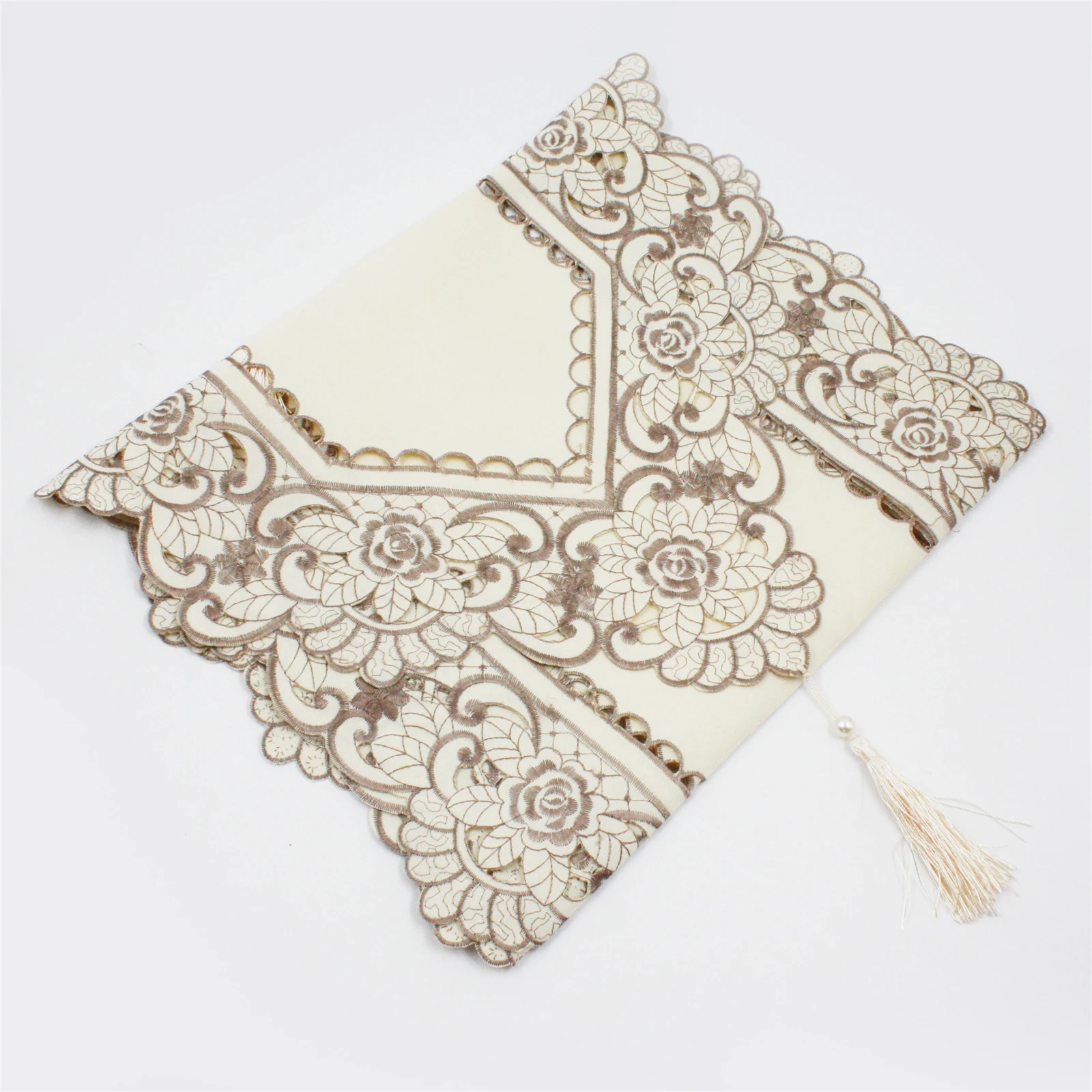 1 шт.. водостойкая ажурная вышивка пасторальный обеденный стол скатерть столовая