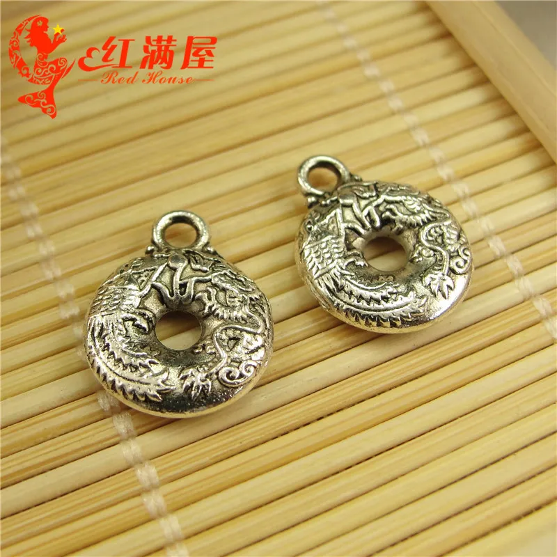 Кошелек из тибетского серебра 100/50 шт. Сумка с надписью Money God blessing винтажный