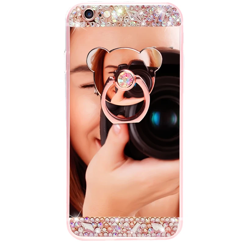 Чехол для телефона с кристаллами iPhone 12 11 Pro Max Роскошный чехол бриллиантами 7 8 6 Plus