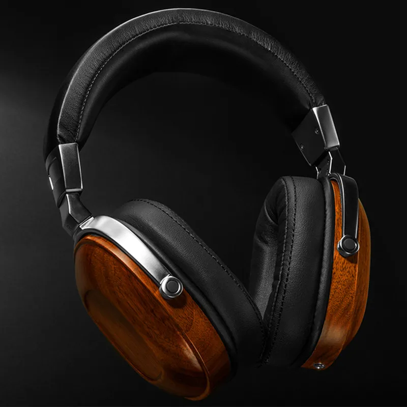 Aniwk B8 Hi-Fi гарнитура черный металл красного дерева с Бериллиевого сплава Glucydur
