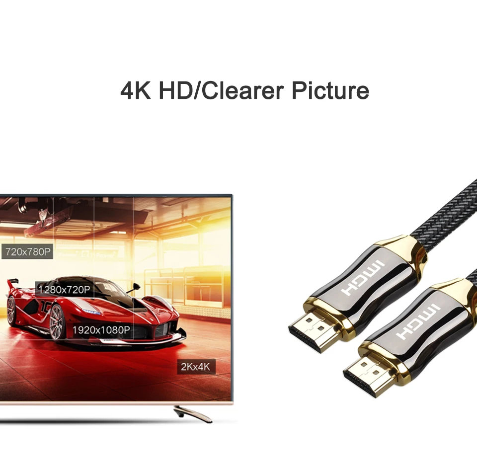 HDMI кабель HDMI 2,0 мужчинами 4 К 1080 3D 60FPS кабель для HD ТВ ЖК-дисплей ноутбук PS3 PS4 проектор компьютерный кабель