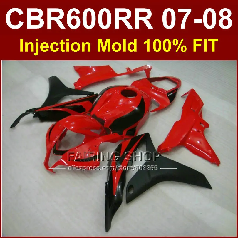 По индивидуальному заказу свободный обтекатель для HONDA cbr600rr 07 08 Обтекатели CBR600 RR