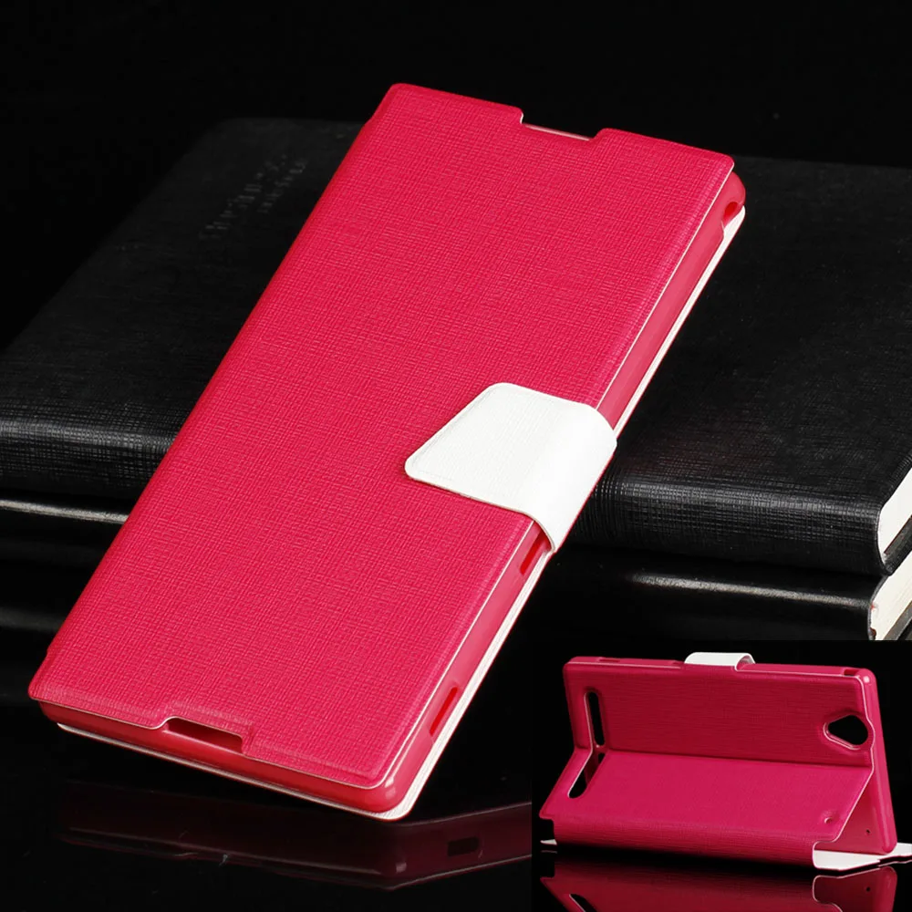 Pu Leather 6.0For Sony Xperia T2 Ultra Case For D5322 D5303 Xm50H Cell Phone Flip Cover | Мобильные телефоны и аксессуары
