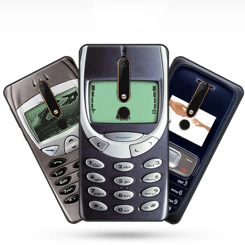 Модный чехол для Nokia 6 1 дюйма мягкий с мультяшным рисунком в стиле ретро защитный