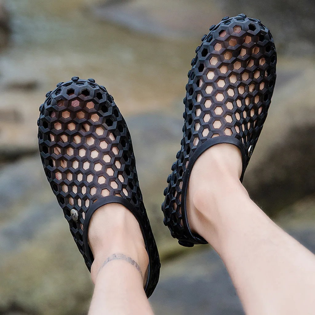 Новинка 2019 года мужские сандалии летние шлепанцы размера плюс Мужская обувь с