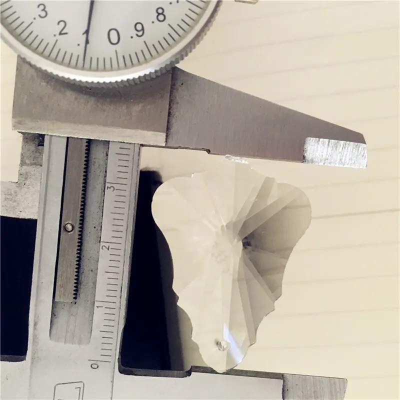 Хит продаж прозрачные стеклянные призматические Подвески 38 мм 50 шт. люстра