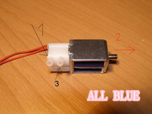 three-way miniature solenoid valve electronically controlled exhaust discouraged DC DC6V small |