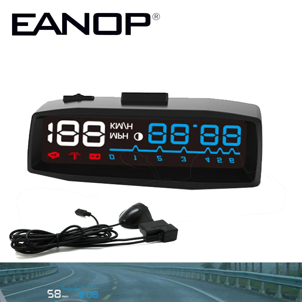 EANOP HUD Esmart автомобилей HUD OBD2 velocimetro лобового стекла авто Скорость проектор Accesorios Automovil Compteur voiture vitesse бортовой компьютер для автомобиля