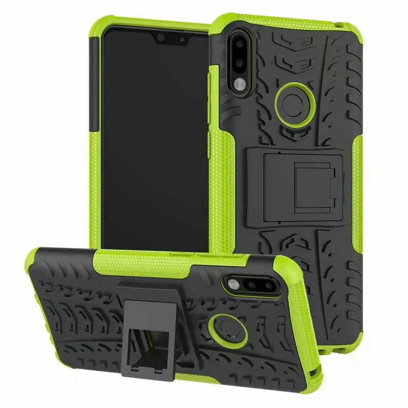 ZB631KL TPU + PC 2 in 1 Shock-Proof Rugged Armor Case For Asus Zenfone Max Pro (M2) Phone 360 Kickstand Cover ZB633KL |