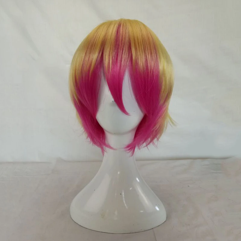 HAIRJOY синтетические волосы косплей парики короткий костюм парик 14 цветов