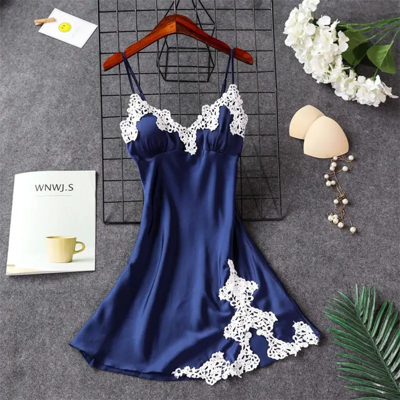 Style 22 4 шт. женские пикантный Шелковый Атласный пижамный комплект Женский Пижама с кружевами комплект, одежда для сна, одежда для дома, одежда для сна, для Для женщин - Цвет: Style 22