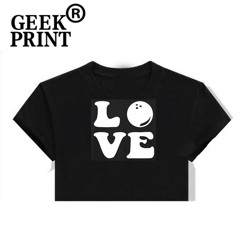 Женские топы Love Боулинг большой принт Женская обувь на мягкой платформе в